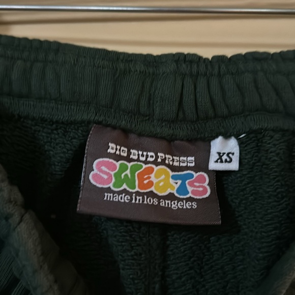 Big Bud Press XS forest green sweatpants - Picture 3 of 7